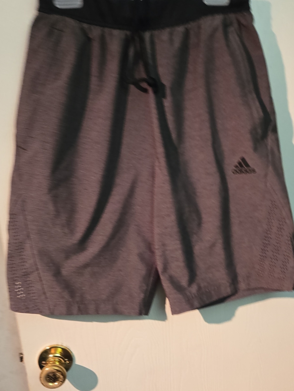 adidas Men’s Charcoal Gray Athletic Shorts